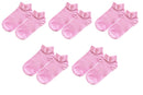 tittimitti® Kids 98% Organic Cotton Ankle Socks 5-Pack – Breathable Lightweight Socks for Active Kids
