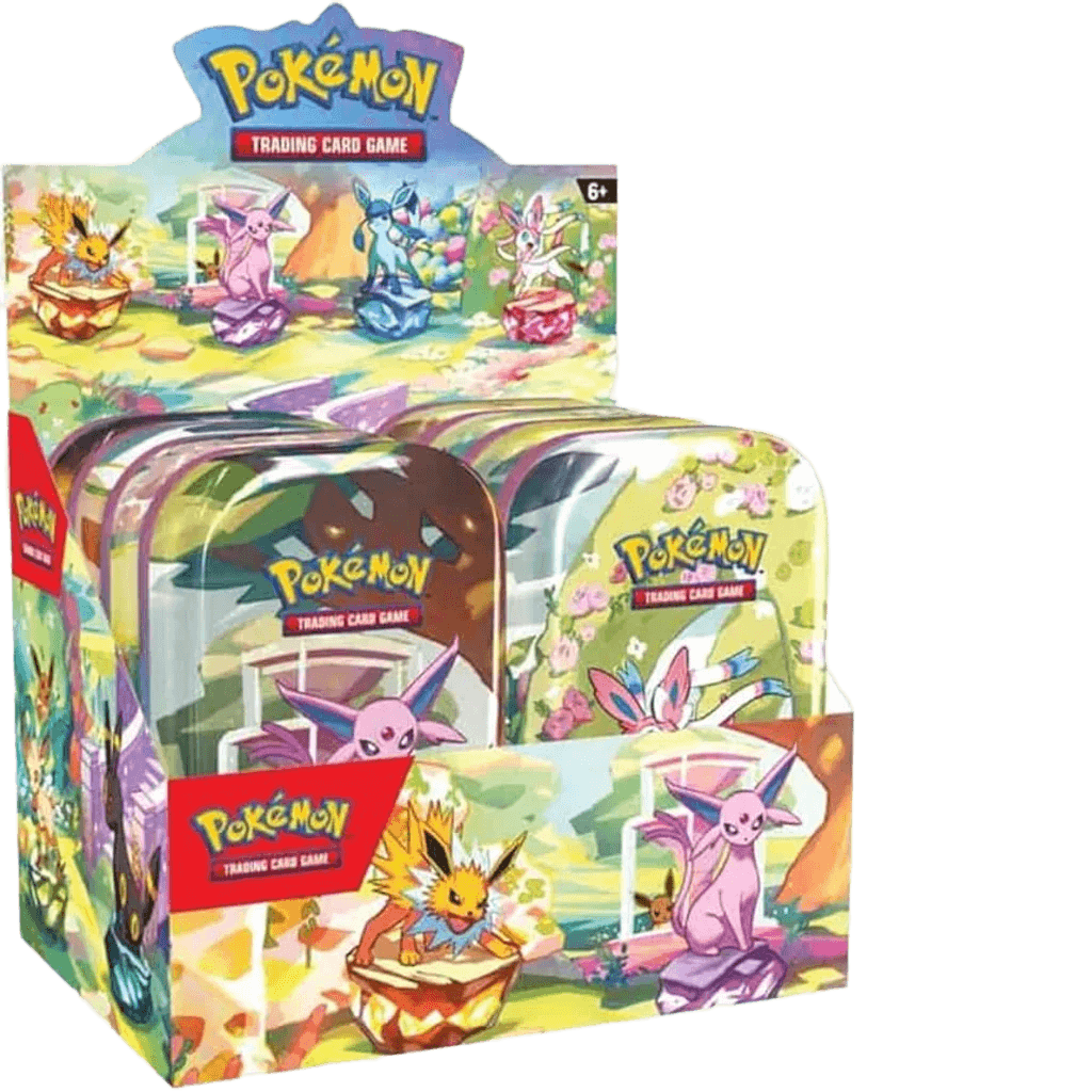 Prismatic Evolutions Mini Tins Case