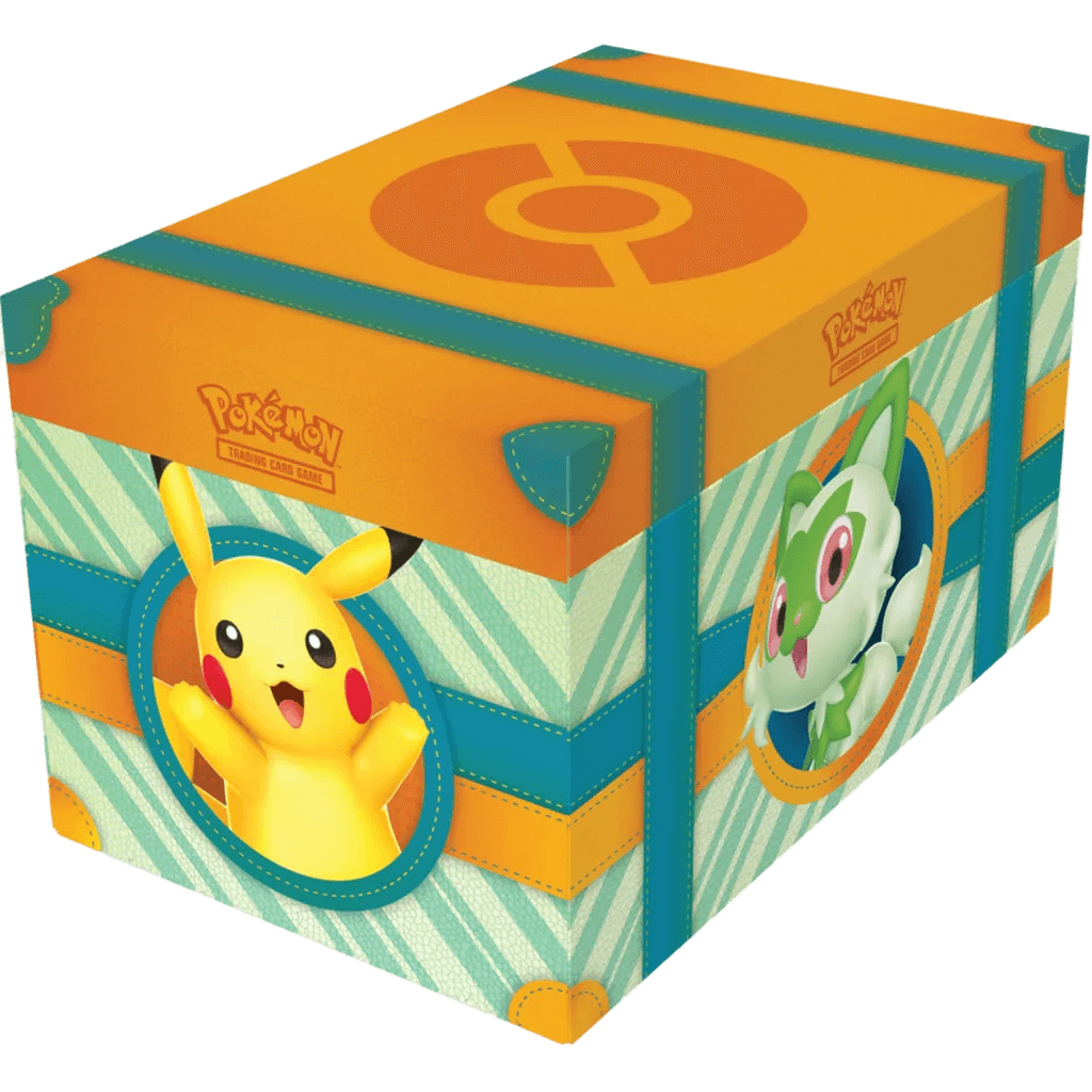 Pokémon TCG: Paldea Adventure Chest | 6 Booster Packs, 3 Promo Cards & Collector’s Case