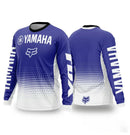 Summer YAMAHA Men Women Motorcycle Riding Suit Loose Breathable Quick Drying Off-Road Racing Suit Long Sleeved Sports T-Shirt
