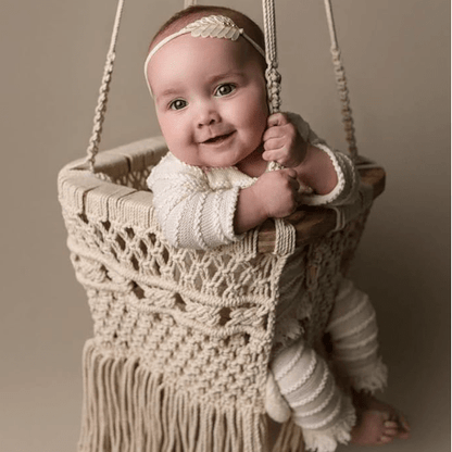 Macrame Swing &amp; Love Mom Bodysuit Bundle