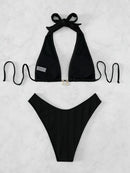 Sexy Shell-Embellished Two-Piece Bikini Set | ZAKAPOP