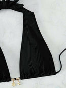 Sexy Shell-Embellished Two-Piece Bikini Set | ZAKAPOP