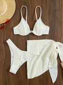 Sexy Split Three Piece Swimwear | ZAKAPOP