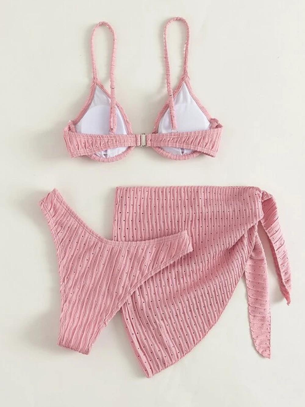Sexy Split Three Piece Swimwear | ZAKAPOP
