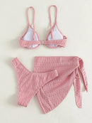 Sexy Split Three Piece Swimwear | ZAKAPOP