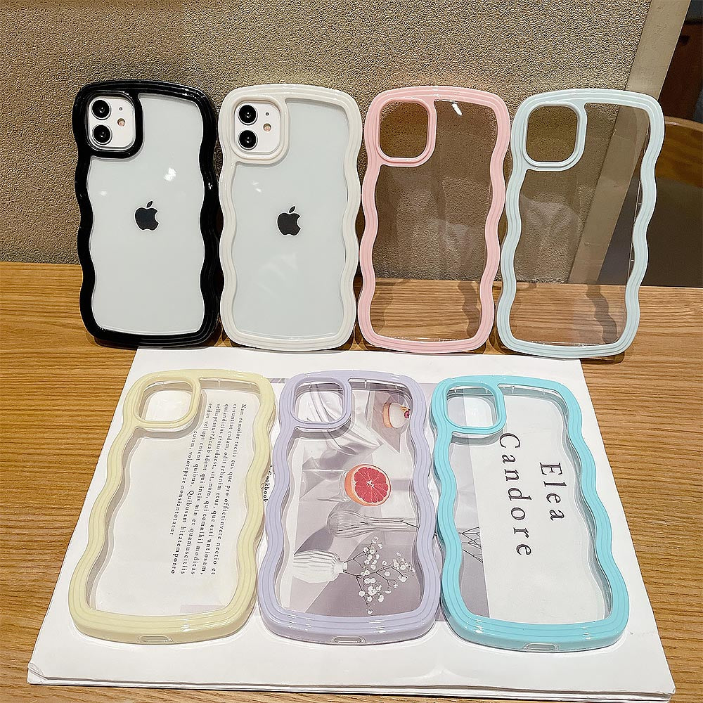 Simple Mobile Phone Case with Wavy Border | ZAKAPOP