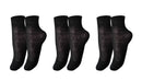 tittimitti® 100% Organic Mercerized Cotton "Filo di Scozia" Women's Socks.  3-Pack. Made in Italy.