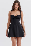 Solid Color French-Inspired Summer Cami Mini Dress | ZAKAPOP