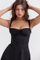 Solid Color French-Inspired Summer Cami Mini Dress | ZAKAPOP