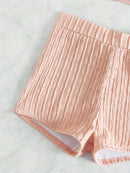 Solid Color Halter Triangle Bikini Swim Suit | ZAKAPOP