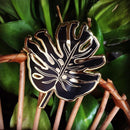 Big Monstera enamel pin