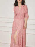 Stylish Floral Slim-Fit Dress | ZAKAPOP