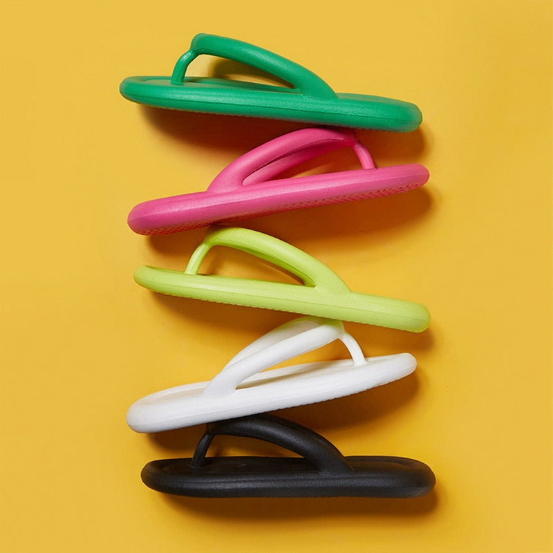 Summer Beach Soft Bottom Non Slip  Flip Flops Slippers | ZAKAPOP