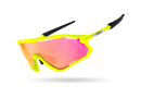 LIMAR VEGA POLYCARBONATE CYCLING SUNGLASSES | YELLOW FLUO