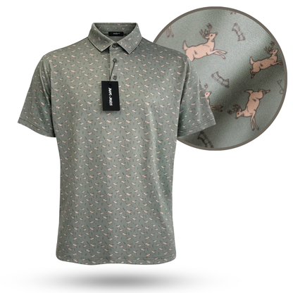 "Bows &amp; Bucks" Golf Polo