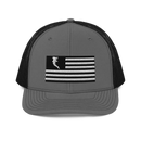 Flag Embroidered BnW (Snapback)