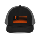 Flag Embroidered Neon Orange (Snapback)