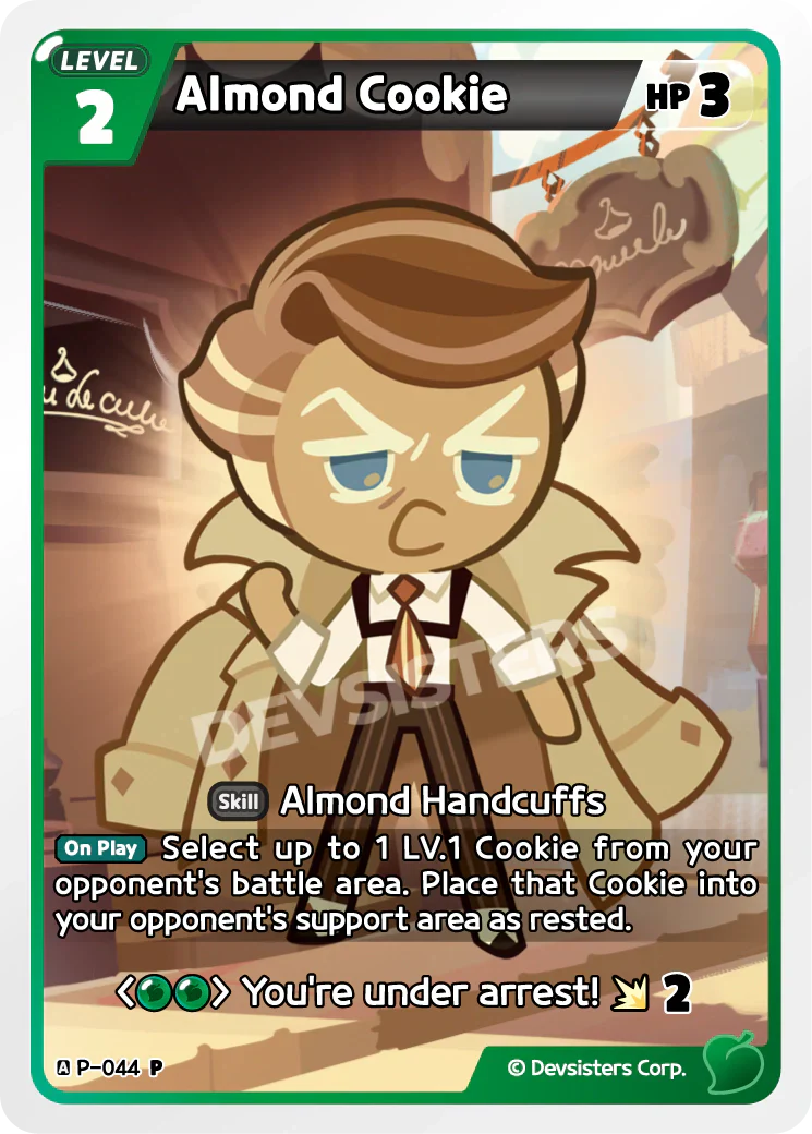 Almond Cookie P-044 P | Promo Card