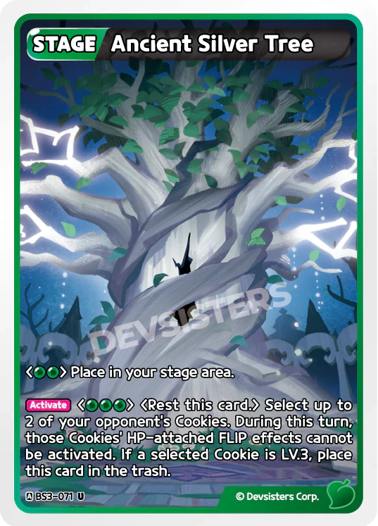 Ancient Silver Tree BS3-071 U | Uncommon Card
