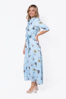 Anika Dress (Blue Flower)