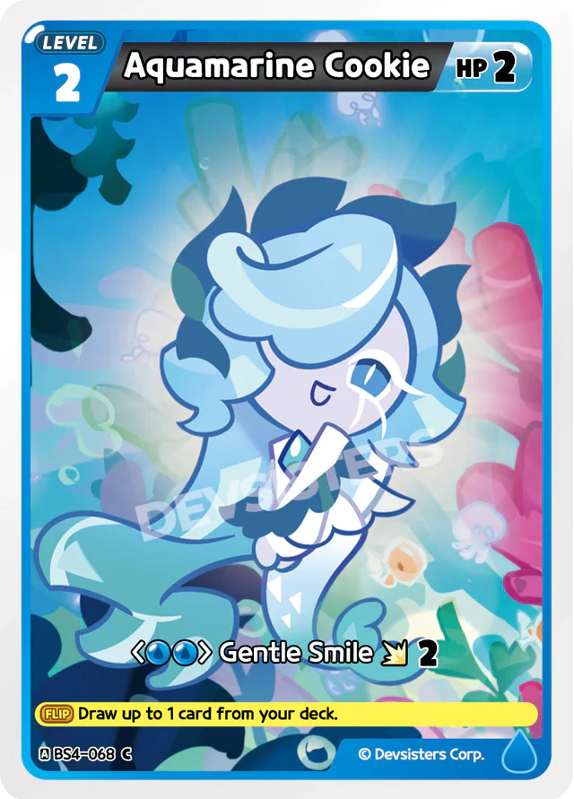 Aquamarine Cookie BS4-068 C | Common Card