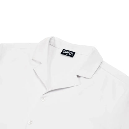 Men’s Short Sleeve Tailored Fit Button-Down Shirt – Arctic White