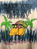 Y2K Gotcha Surf T-shirt Take Your Mind on a Getaway Tee - M