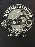 Biker T-shirt MM Parts Motorcyle tee 2nd Amendment Support L