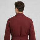Waffle Spa Bathrobe for Men -  Absorbent, Lightweight