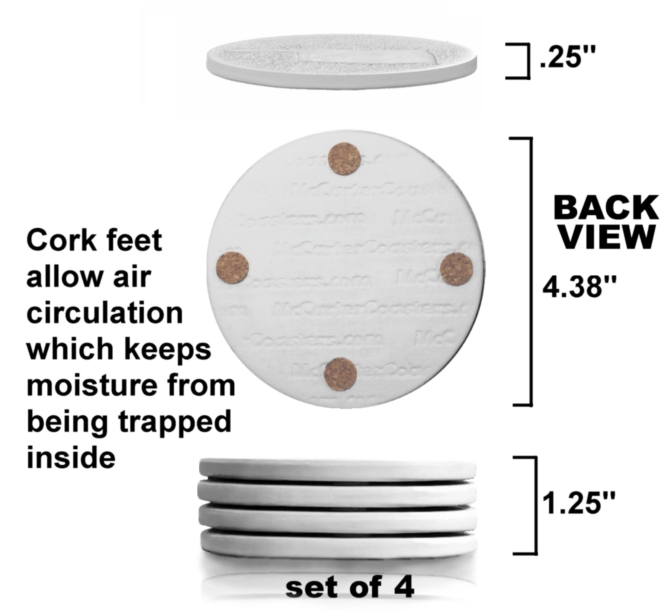 King Crown Drink Coasters