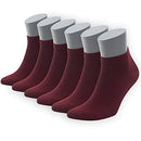 Men's & Women's Bamboo Ankle Socks 6-Pack