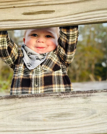 Tiny Tracker Bandana Bibs Collection