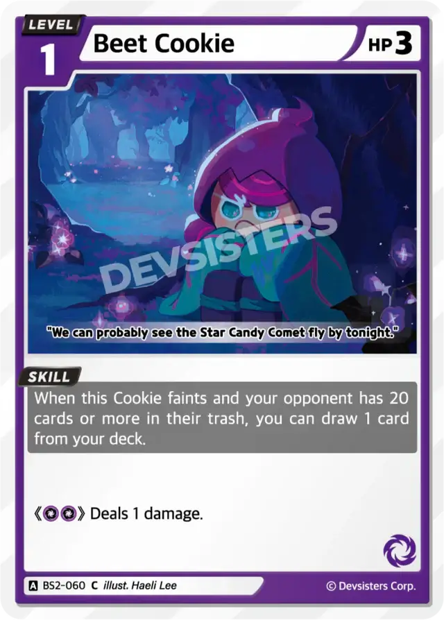 Beet Cookie BS2-060 C | Common Card