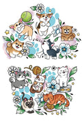 Best Furiends Full Sleeve Tattoo - Temporary Kids Tattoo Sleeve