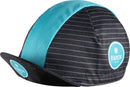 Bianchi Milano Summer Cycling Cap - Stripes (Black / Celeste)