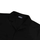 Men’s Short Sleeve Tailored Fit Button-Down Shirt – Black Onyx