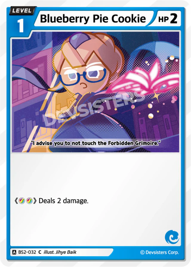 Blueberry Pie Cookie BS2-032 C | Common Card