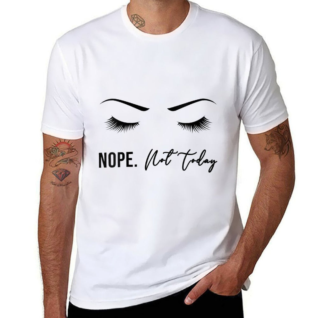 Womens Nope Not Today for Women  Cute Woman Girl Funny  Polyester Blend T-Shirt