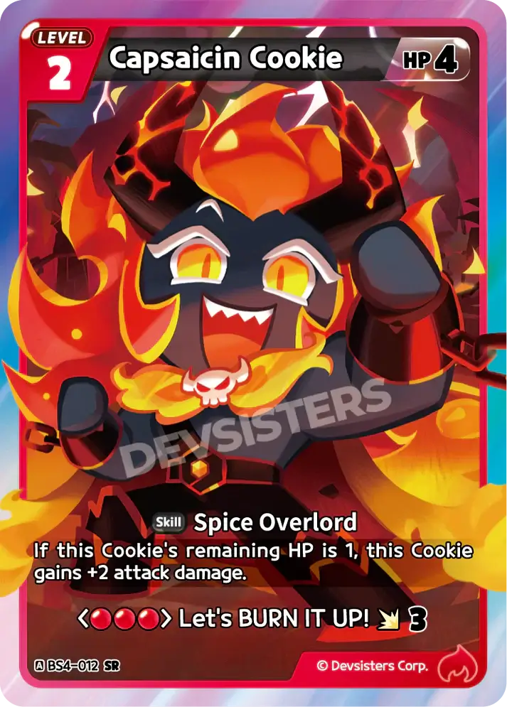Capsaicin Cookie BS4-012 SR | Super Rare Card