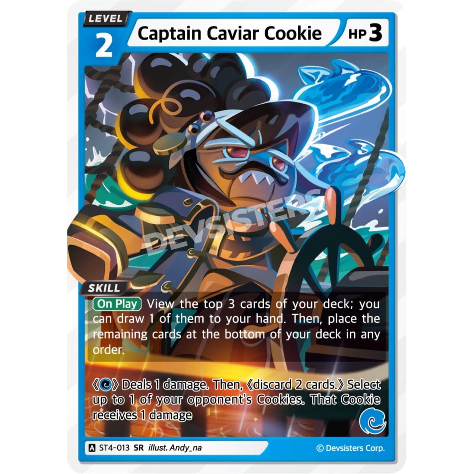 Captain Caviar Cookie ST4-13 SR | Super Rare Card