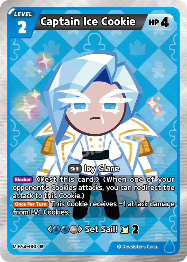Captain Ice Cookie BS4-080 R | Rare Card