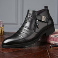 Men's High-Top Denim Business Shoes