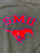 VTG SMU Mustangs Crew Neck Southern Methodist University