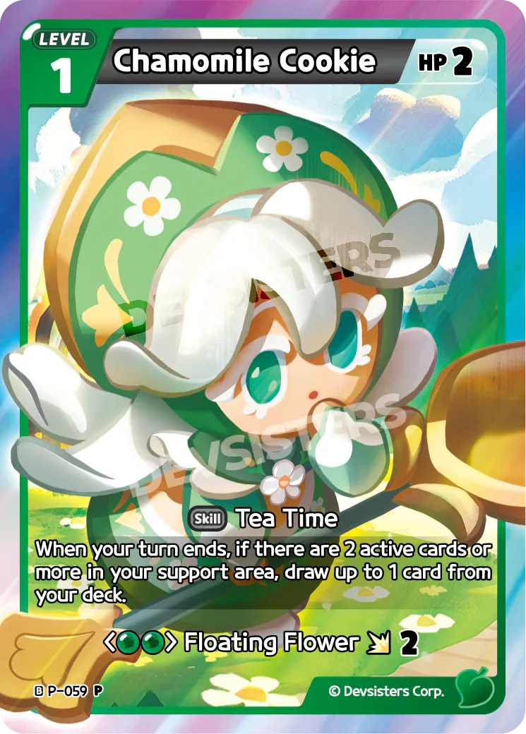 Chamomile Cookie P-059 | Promo Card