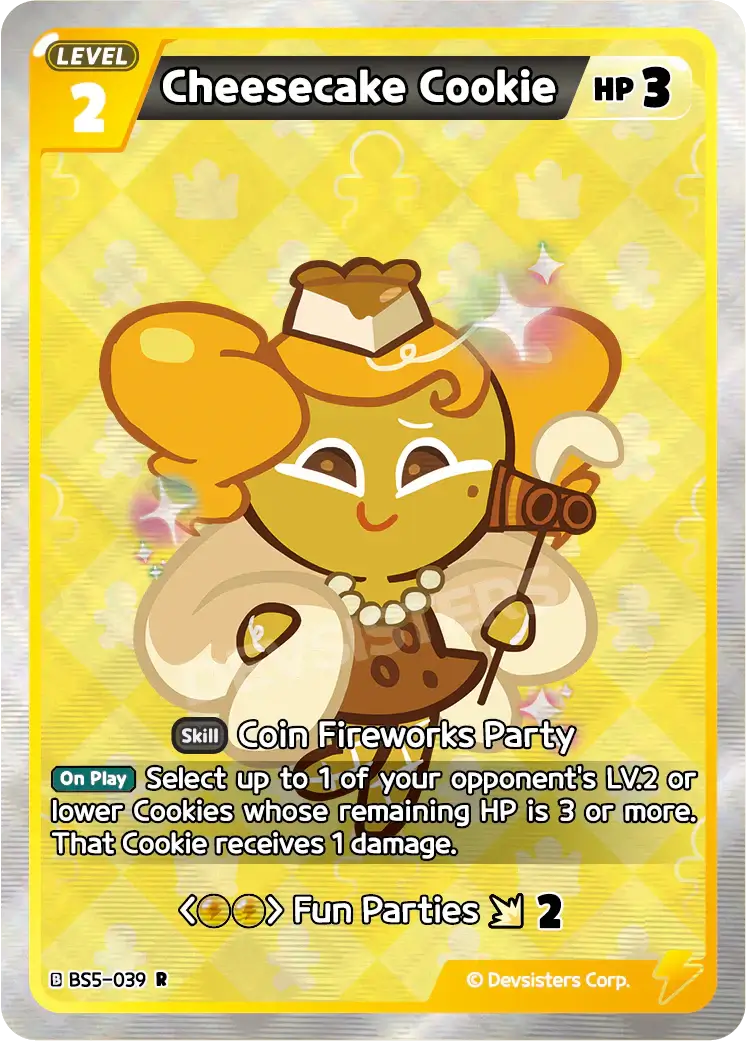 Cheesecake Cookie BS5-039 R | Rare Card