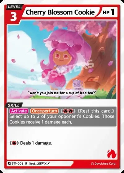 Cherry Blossom Cookie ST1-008 U | Uncommon Card