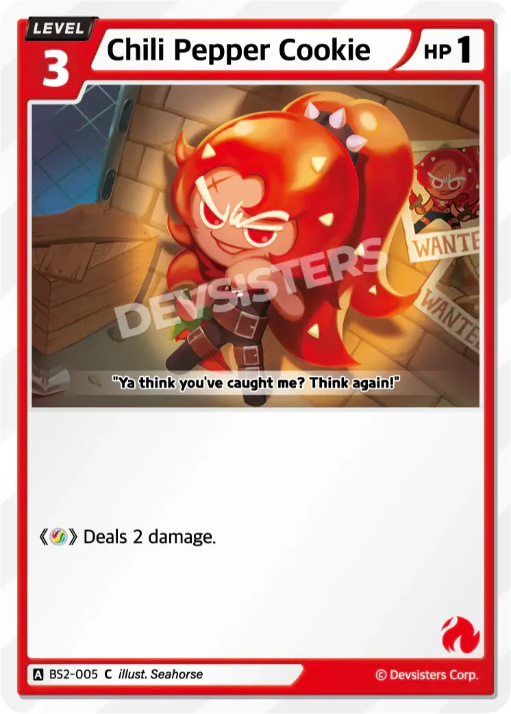 Chili Pepper Cookie BS2-005 C | Common Card