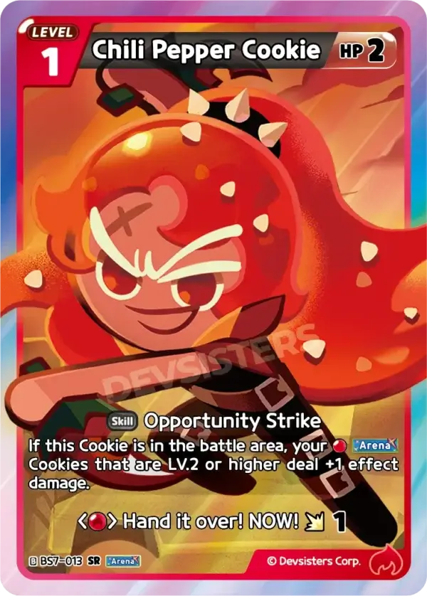 Chili Pepper Cookie BS7-013 SR | Super Rare Card