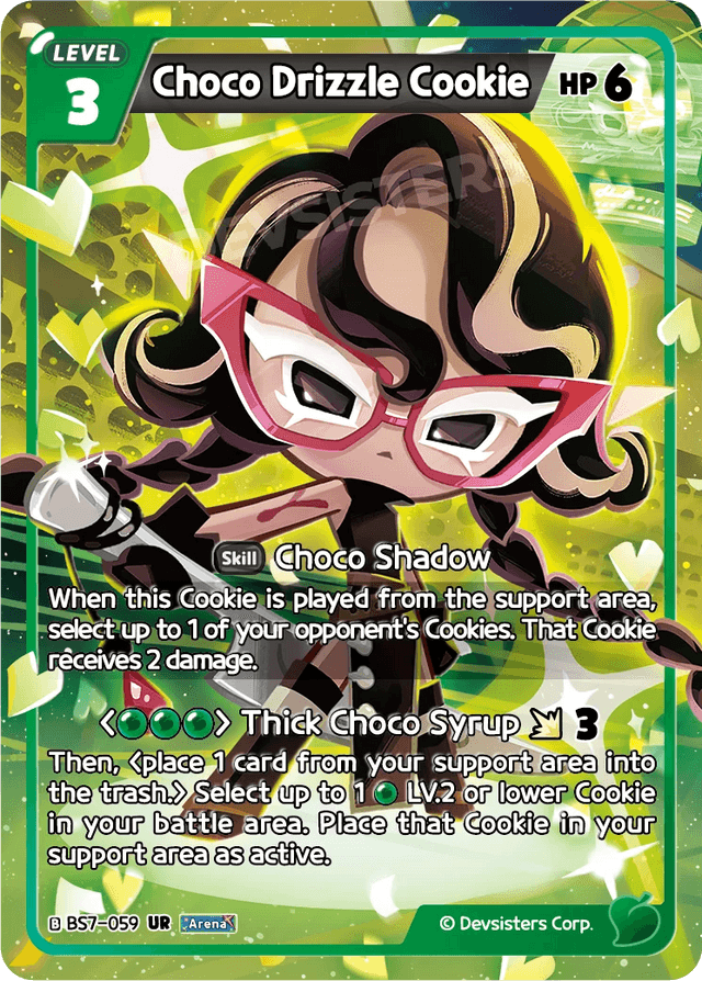 Choco Drizzle Cookie BS7-059 UR | Ultra Rare Card